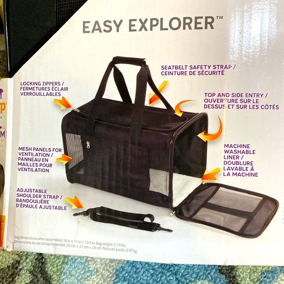 TRUSTY PUP Easy Explorer MEDIUM CARRIER for DOGS & CATS Small Pets NEW!!! - Picture 3 of 10